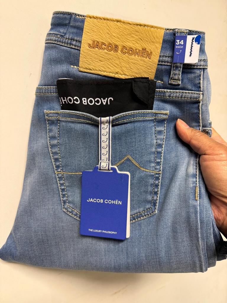 Mooie Jacob Cohen jeans 34 bard fit licht blauw NIEUW, Ophalen of Verzenden, Nieuw, Blauw, W33 - W34 (confectie 48/50)