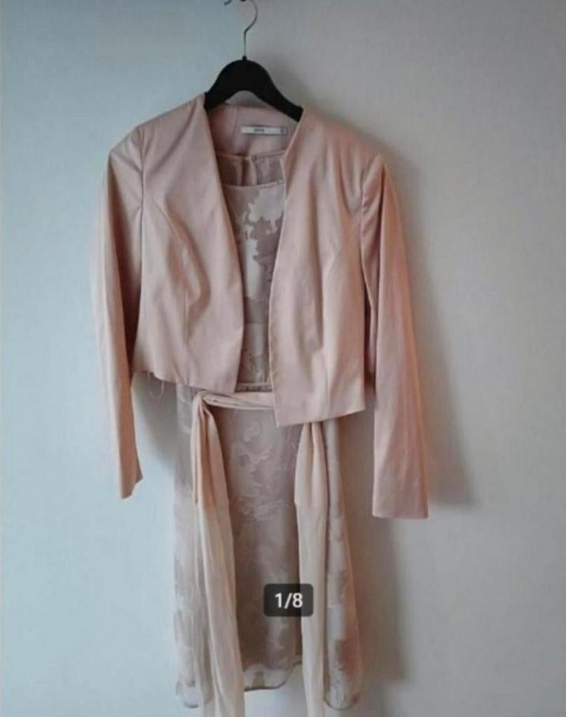 roze jurk en blazer STEPS maat 38 A-lijn 1keer gedragen, Kleding | Dames, Ophalen of Verzenden, Nieuw, Maat 38/40 (M), Roze
