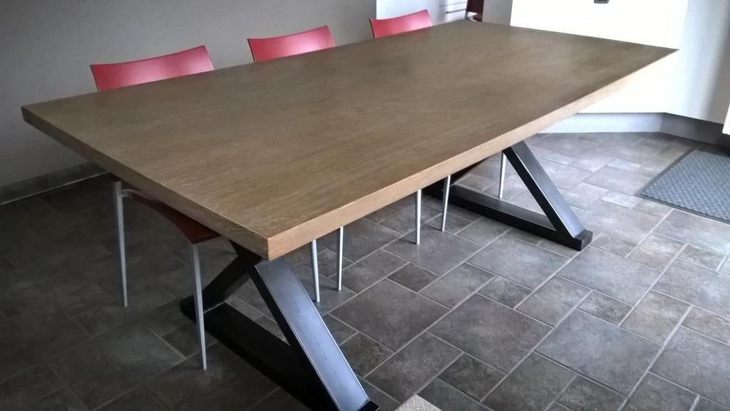Designtafel POMAX 2 x 1 meter in perfecte staat., Ophalen, Zo goed als nieuw