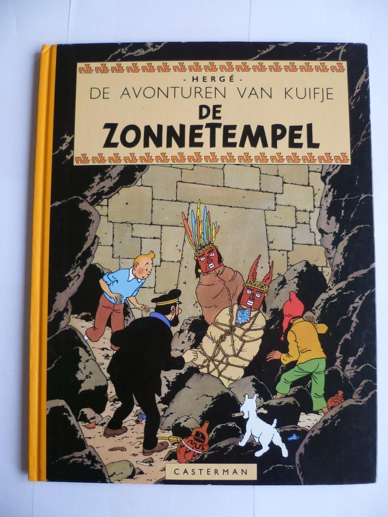 KUIFJE 1E DRUK FACSIMILE UITGAVE"DE ZONNETEMPEL"UIT 2001, Eén stripboek, Ophalen of Verzenden, Zo goed als nieuw, Herge