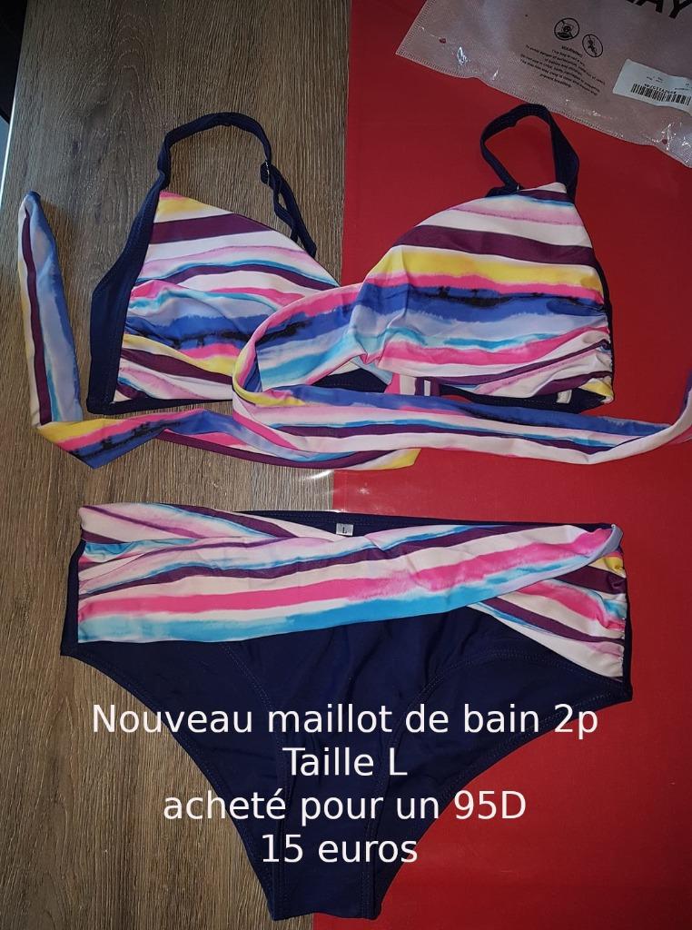 1 Nouveau maillot de bain 2p Taille L...20e pièce, Enlèvement ou Envoi, Neuf, Autres couleurs, Maillot de bain
