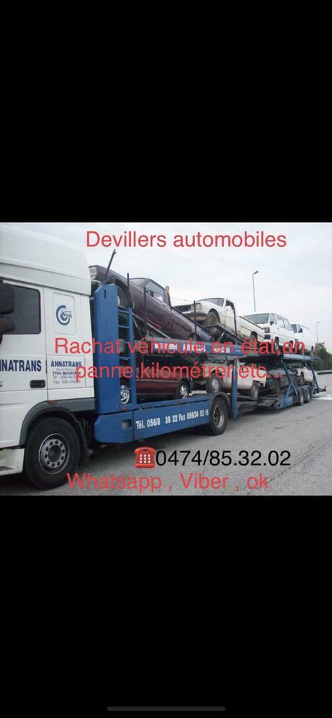 Rachat de véhicule en bonne état, accidenter, en panne ,...., Entreprise, Achat