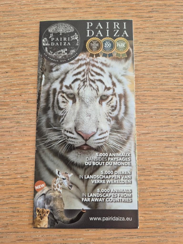 Folder Pairi Daiza 2015, Enlèvement ou Envoi, Comme neuf