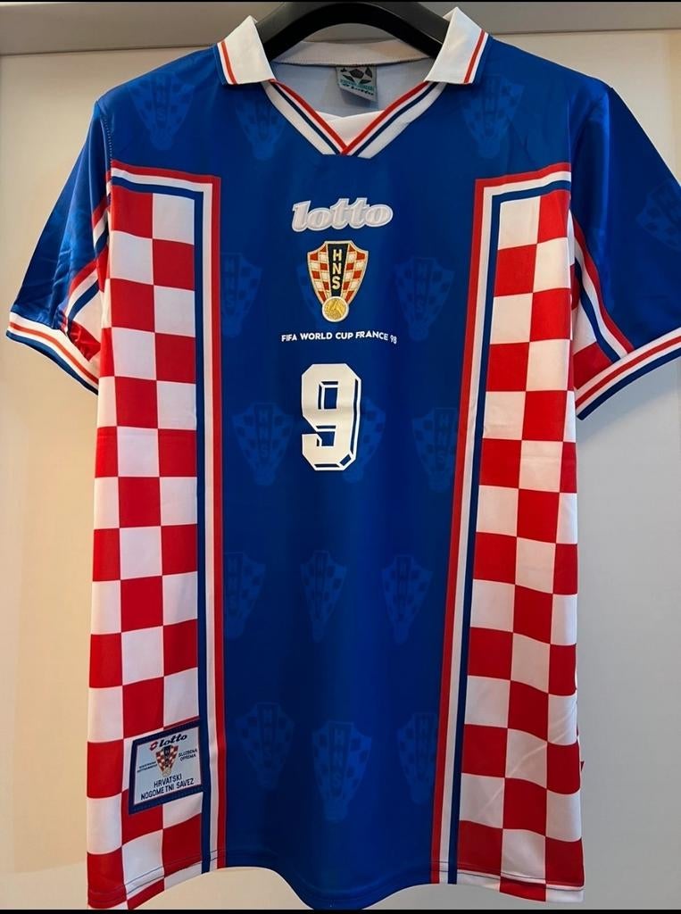 Kroatië Suker Voetbalshirt Origineel WorldCup 1998, Verzenden, Zo goed als nieuw