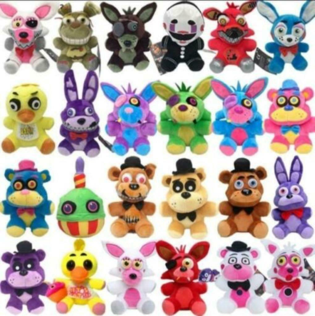 FNAF knuffels - 24 verschillende, Ophalen of Verzenden, Nieuw, Overige typen