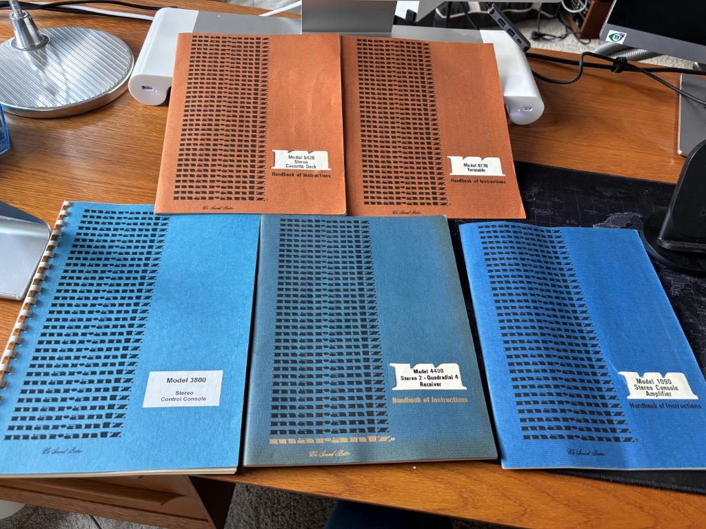 Handleiding Marantz 6170, 5420, 3800, 1090, 4400, Audio, Tv en Foto, Versterkers en Ontvangers, Gebruikt, Marantz, Ophalen of Verzenden