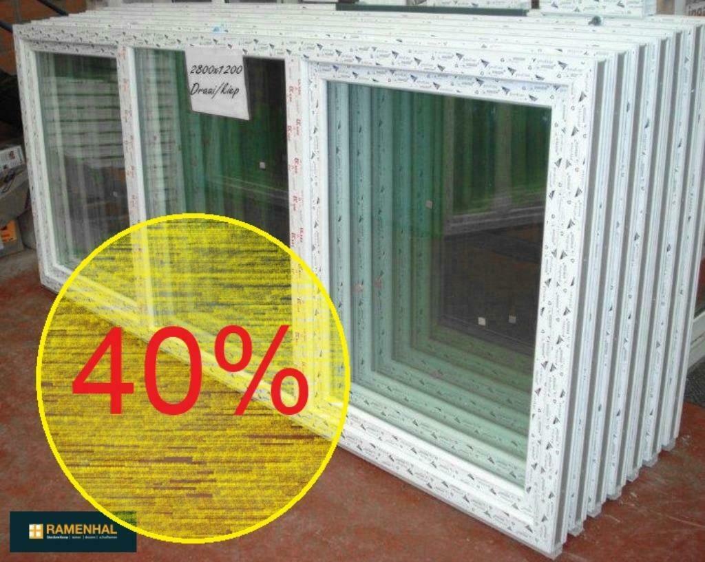 Châssis & Portes coulissantes, Kunststof, Raamkozijn, Nieuw, Ophalen of Verzenden