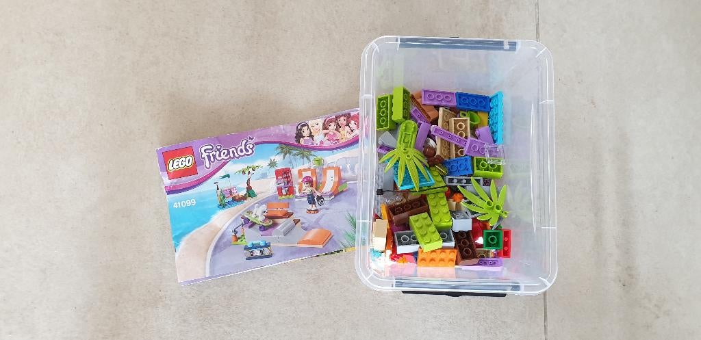 LEGO Friends Heartlake Skate Park 41099, Ophalen, Zo goed als nieuw, Complete set, Lego