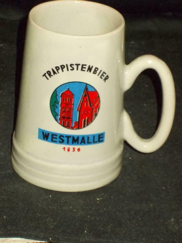 Bierglazen.Trappistenbier.Westmalle.Brouwerij Der Trappisten, Enlèvement ou Envoi, Comme neuf, Chope(s), Autres marques