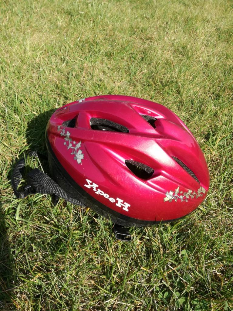 Helm, Fietsen en Brommers, Ophalen, Zo goed als nieuw, Overige maten, Meisje