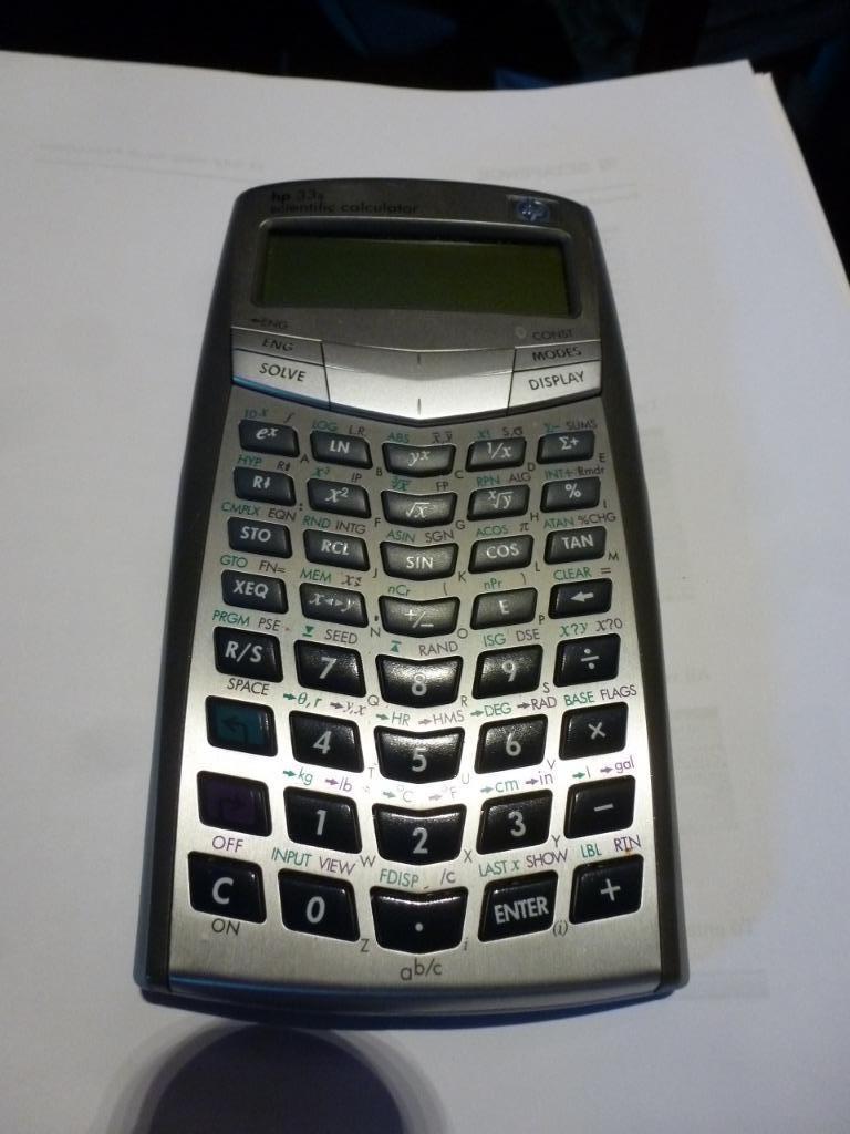 wetenschappelijke rekenmachine HP type: 33 s, Enlèvement ou Envoi, Utilisé