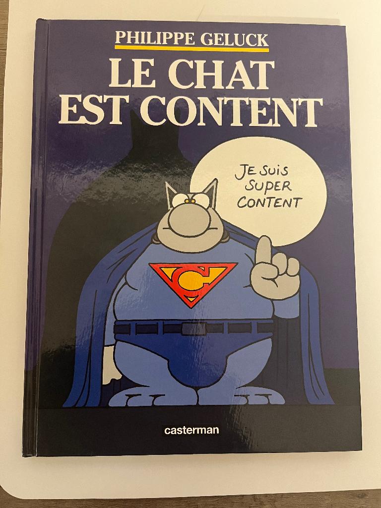BD Le Chat est content, Enlèvement, Comme neuf, Philippe Geluck