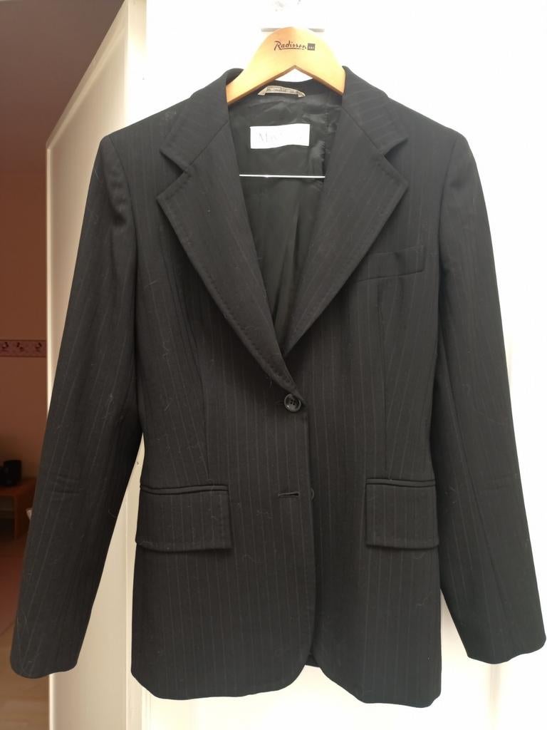 Pantalon noir Max Mara, Enlèvement ou Envoi, Taille 36 (S), Comme neuf, 1~