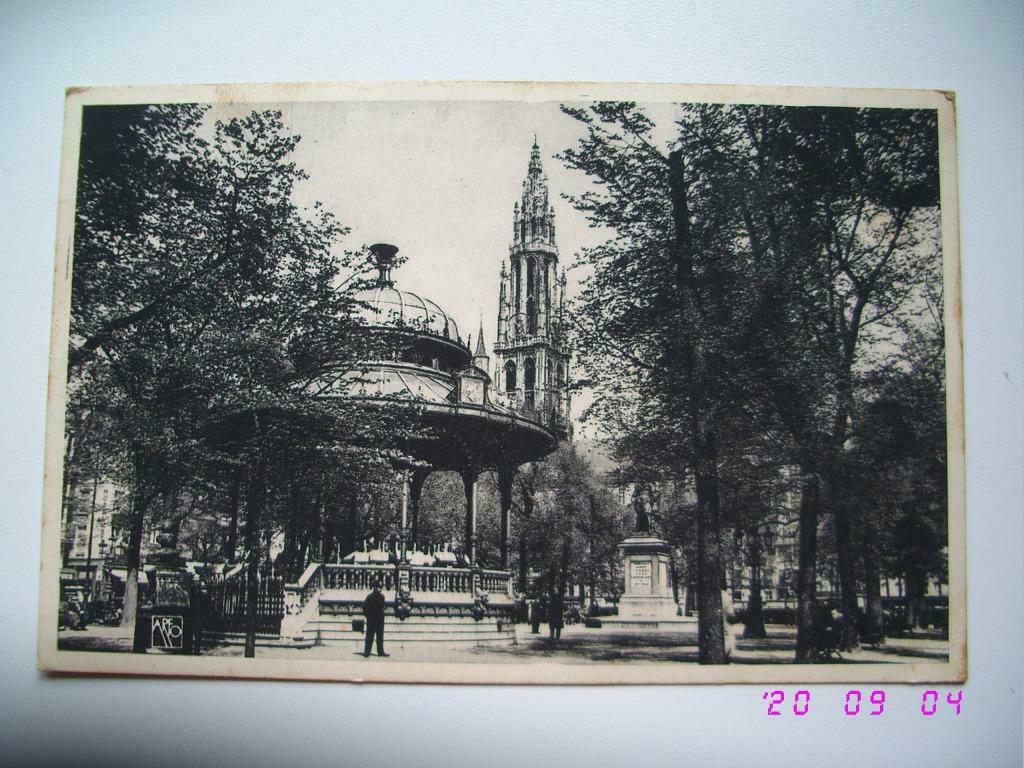 Postkaart - Antwerpen - Groenplaats 1948, Verzenden, 1940 tot 1960, Gelopen, Antwerpen
