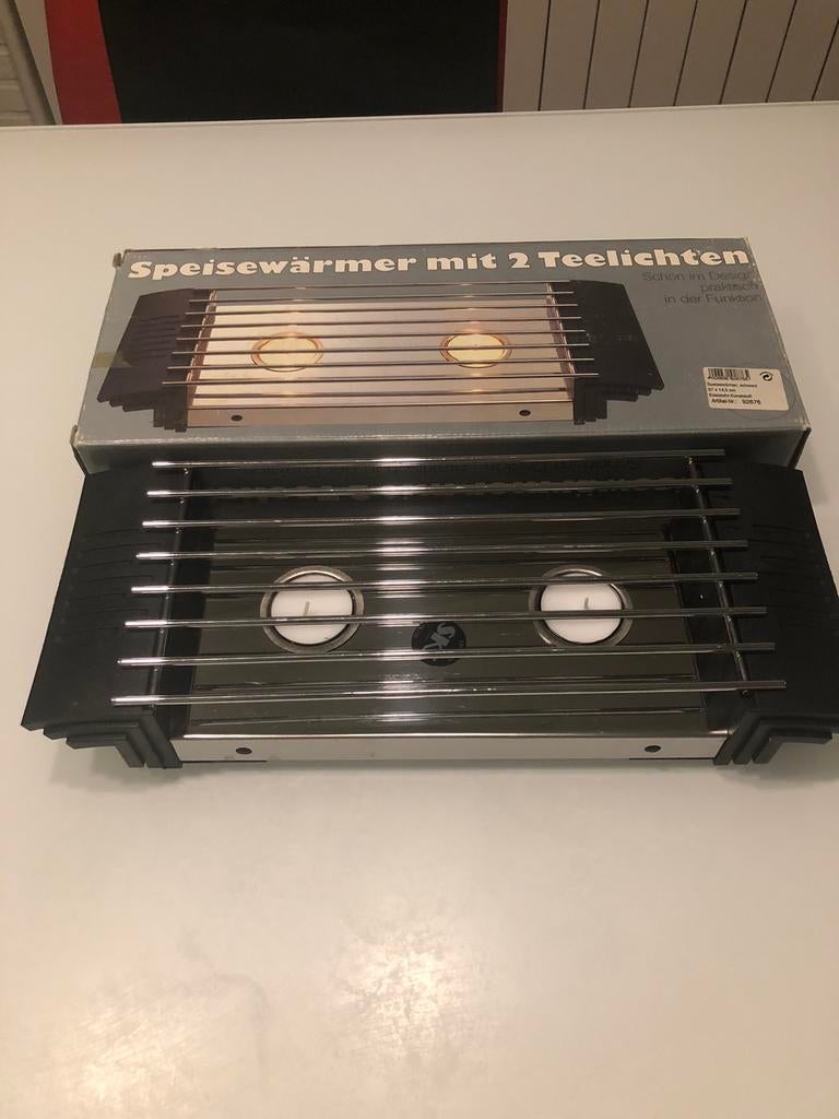 Schotelverwarmer, Ophalen, Gebruikt