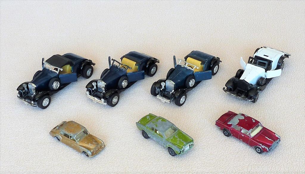 lot 7 Rolls Royce schaalmodellen 1/43 en kleiner, Hobby en Vrije tijd, Modelauto's | 1:43, Ophalen of Verzenden, Gebruikt, Auto