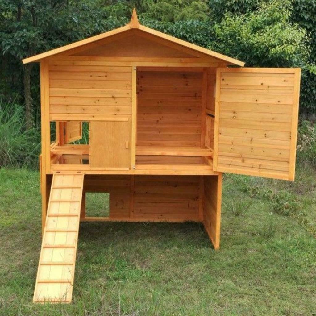 Poulailler XXL abri 15 poules caille maison poule GEANTE, Envoi, Neuf, Poulailler
