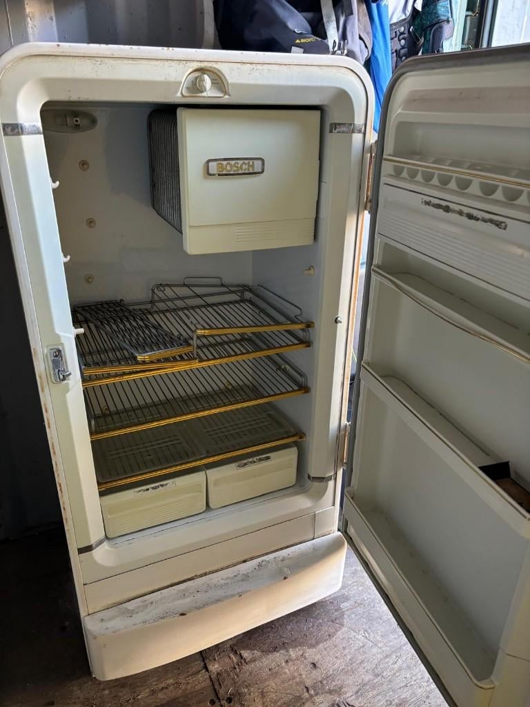 Vintage koelkast, Enlèvement, Utilisé, Avec compartiment congélateur