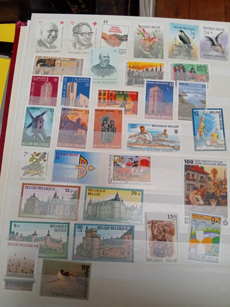 Zegels België 1987 postfris lot 235, Postzegels en Munten, Postzegels | Europa | België, Ophalen of Verzenden, Postfris