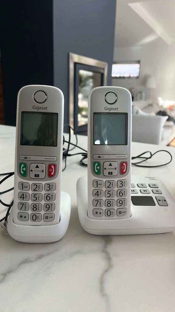 Duo téléphone fixe gigaset A605, Enlèvement, Comme neuf