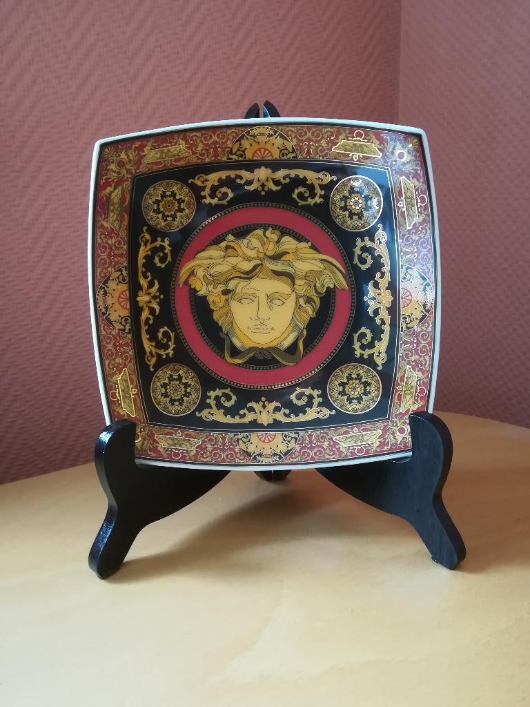 Rosenthal schaal Medusa, ontwerp Versace, Huis en Inrichting, Porselein of Keramiek, Schaal, Rond, Nieuw