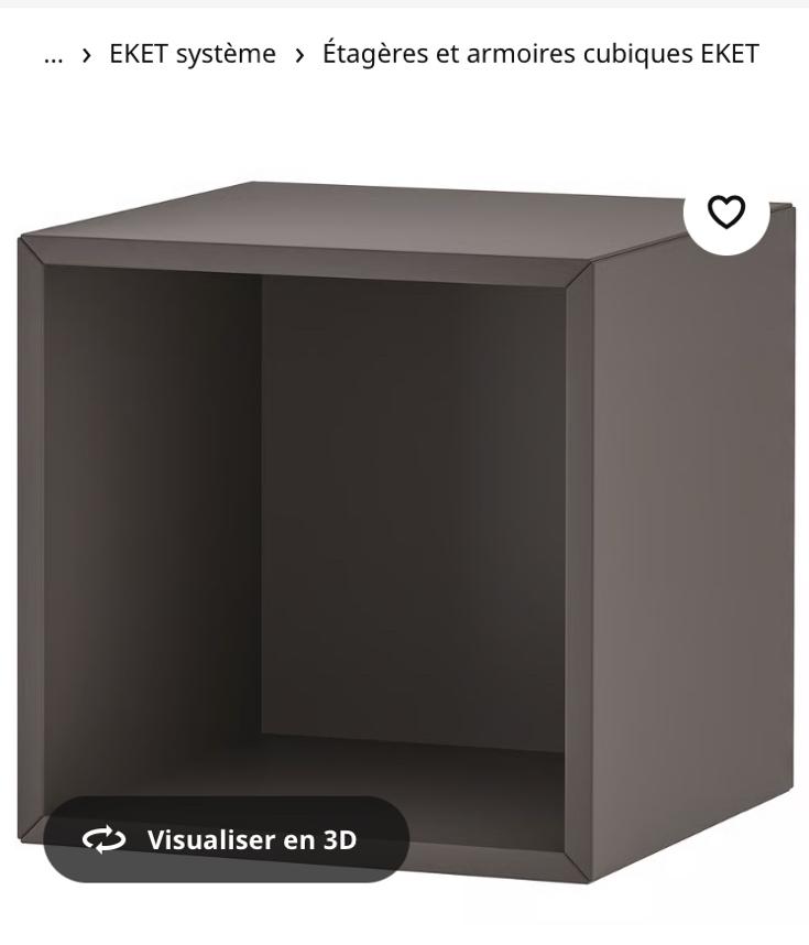 2 nieuwe zwarte EKET opbergkasten, Huis en Inrichting, Ophalen, Nieuw, Overige houtsoorten