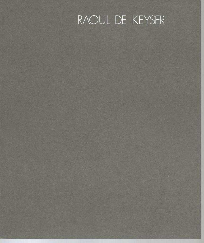Raoul De Keyser 1990, Ophalen of Verzenden, Gelezen