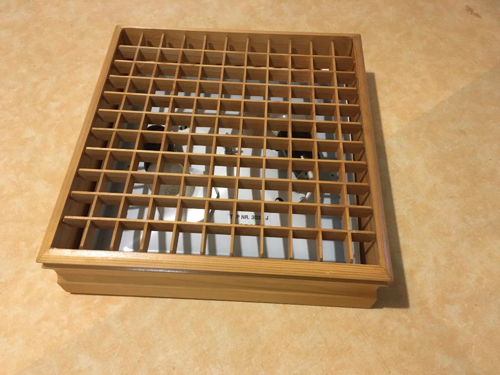 plafonnier en bois "vintage", Enlèvement, Comme neuf, Bois, Scandinave