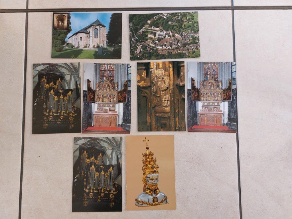 8 niet beschreven postkaarten Aachen/Kornelimünster, Verzenden