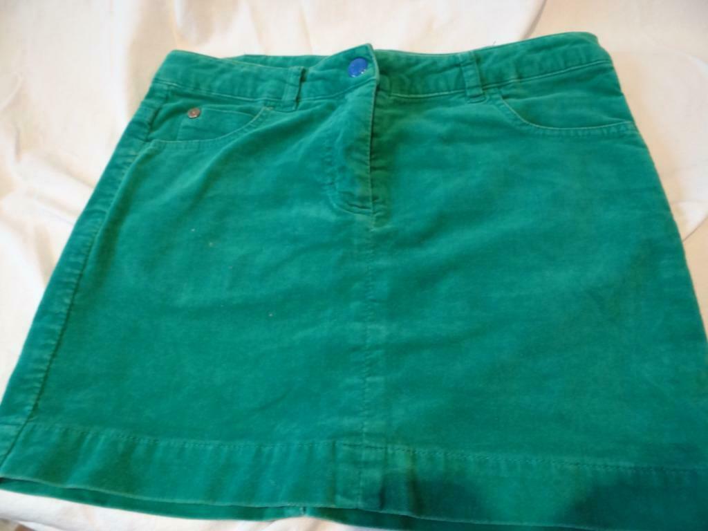 Jupe en velours Taille: 10a Couleur: vert Marque: CKS, Robe ou Jupe, Enlèvement ou Envoi, CKS, Utilisé
