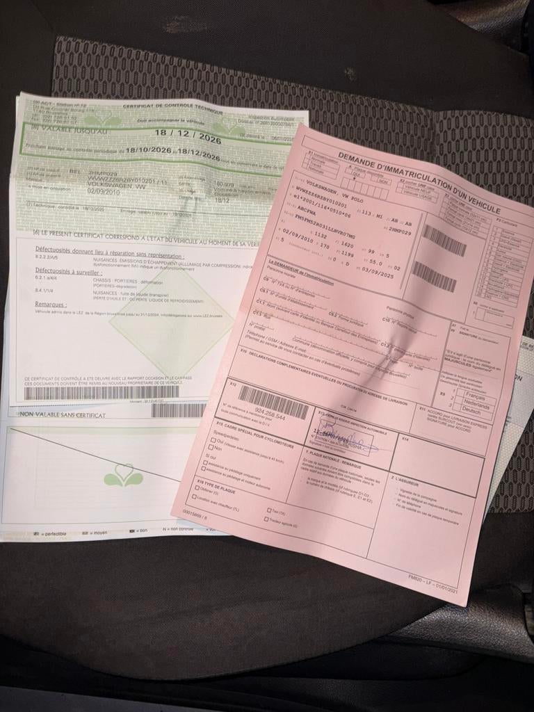 Volkswagen polo prêt à immatriculer, Autos, Euro 5, Achat, Diesel, Particulier