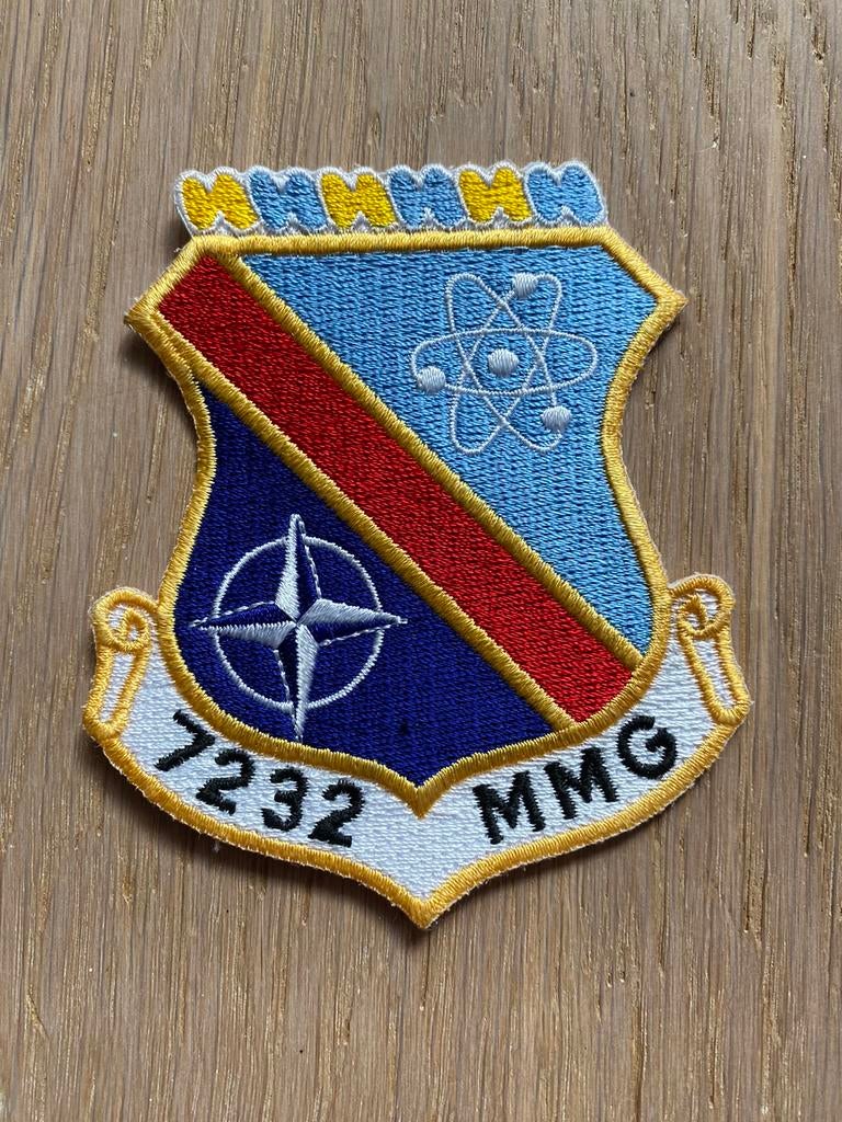 7232 MMG - US Air Force - Ramstein, Ophalen of Verzenden, Luchtmacht, Embleem of Badge
