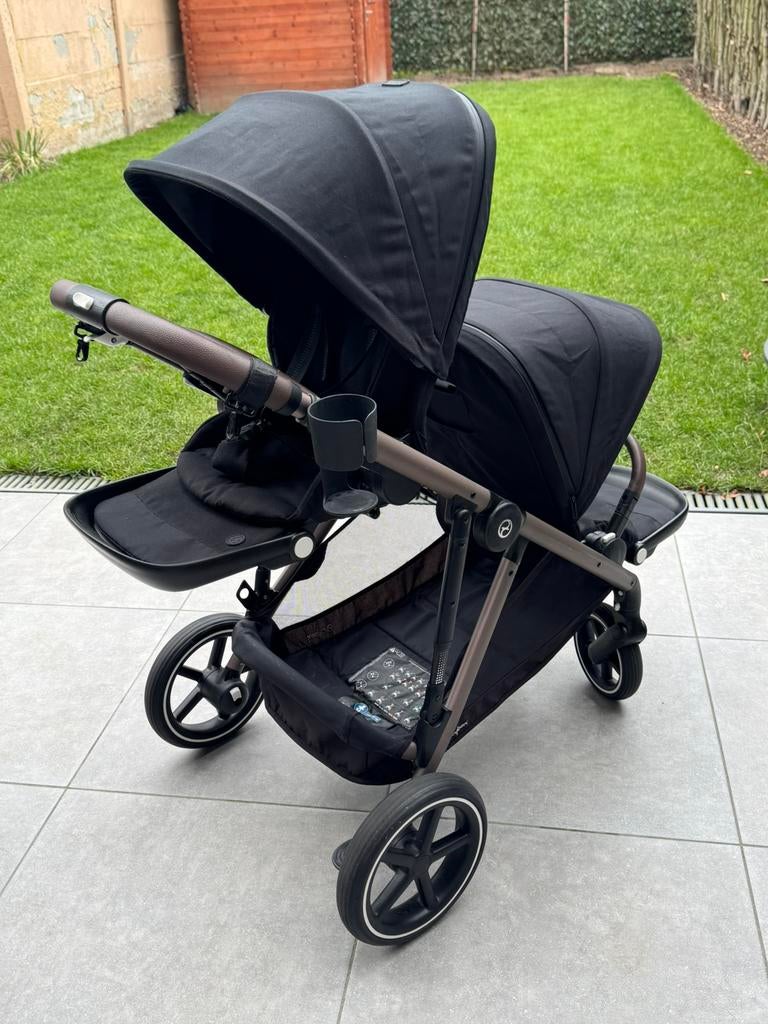 Cybex Gazelle S in zeer goede staat met 2kinderzitjes, Kinderen en Baby's, Kinderwagens en Combinaties, Duowagen, Zo goed als nieuw