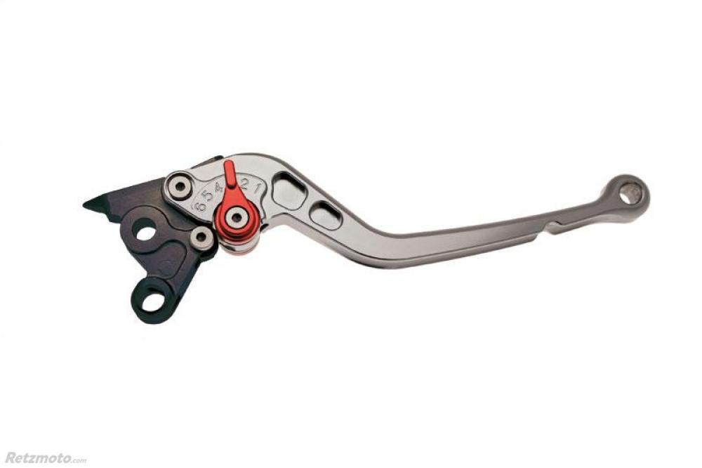 BIHR grijs geanodiseerde rem- en koppelingshendels., Motoren, Accessoires | Overige, Nieuw, Ophalen of Verzenden
