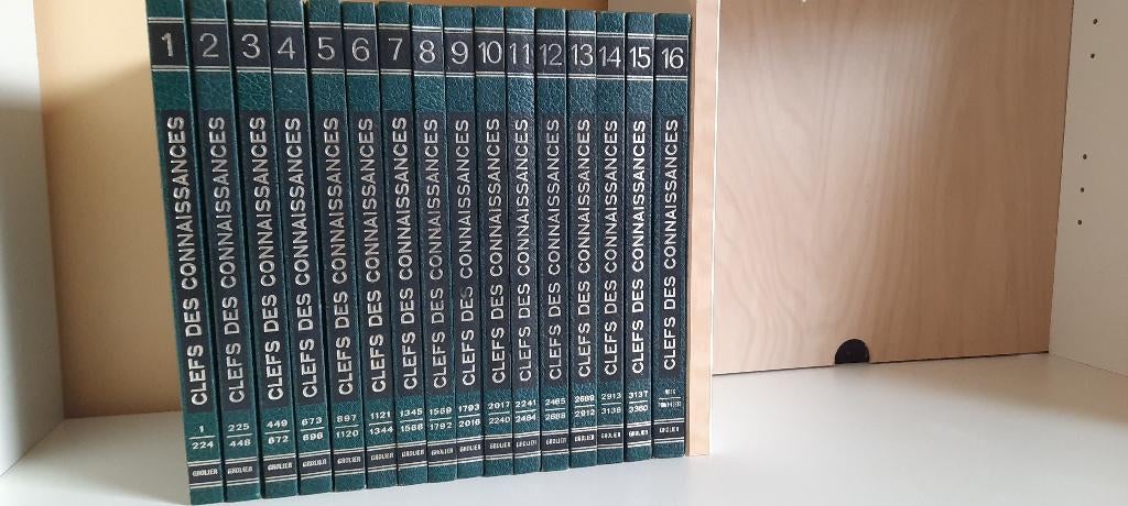 Encyclopédie Clefs des connaissances, Livres, Encyclopédies, Enlèvement
