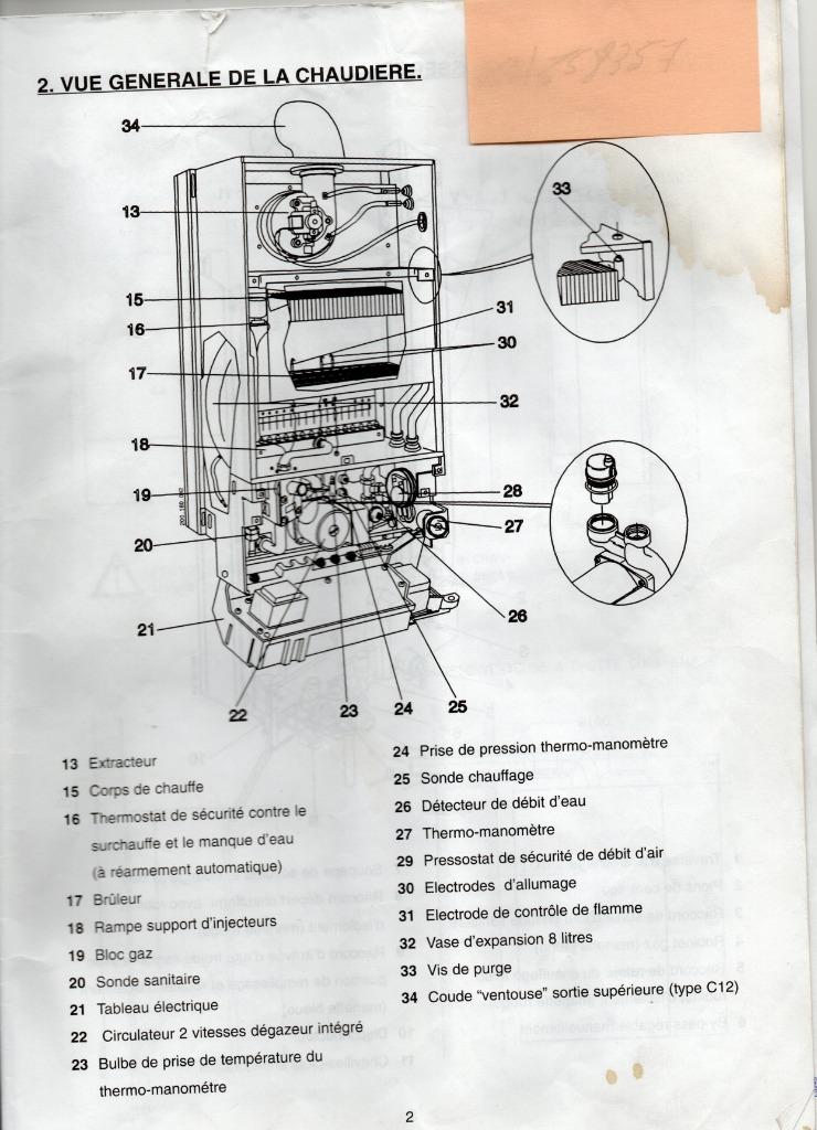 Chaudière RADSON Classiconfort 23V, Enlèvement, Utilisé, Chaudière CC ou Chaudière combinée
