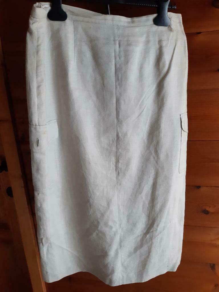 grijs rokje met fantasie zakken op de zijkant, Taille 42/44 (L), Gris, Comme neuf, Enlèvement