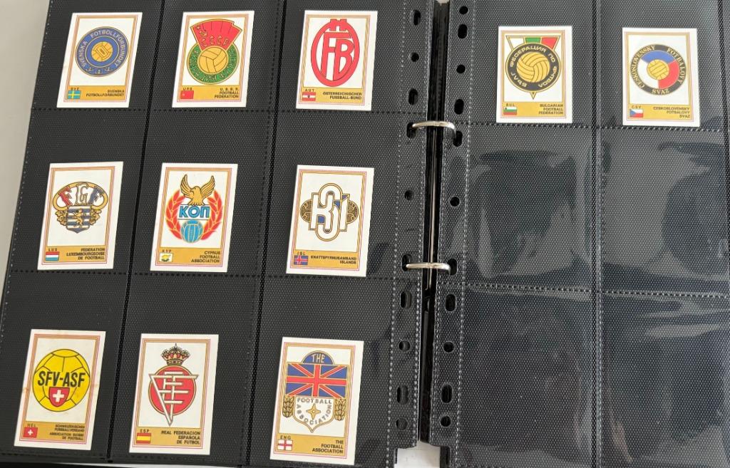 Panini Euro de football 1977 11 logos différents, Envoi, Comme neuf, Affiche, Image ou Autocollant
