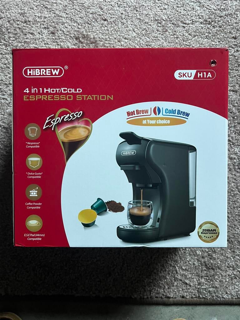 Hibrew 4 in 1 Espresso koffiezet, Elektronische apparatuur, Koffiezetapparaten, Ophalen of Verzenden, Zo goed als nieuw, Overige modellen