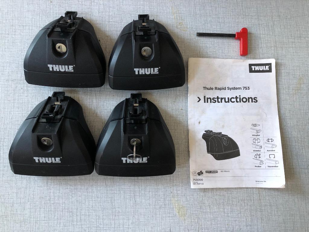 Thule Rapid System 753 voeten, Auto diversen, Dakdragers, Gebruikt, Ophalen of Verzenden