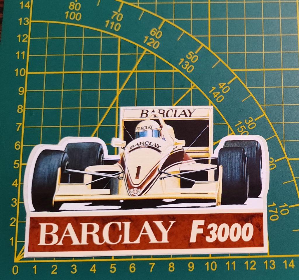 Sticker F3000 Barclay 1991, Ophalen of Verzenden