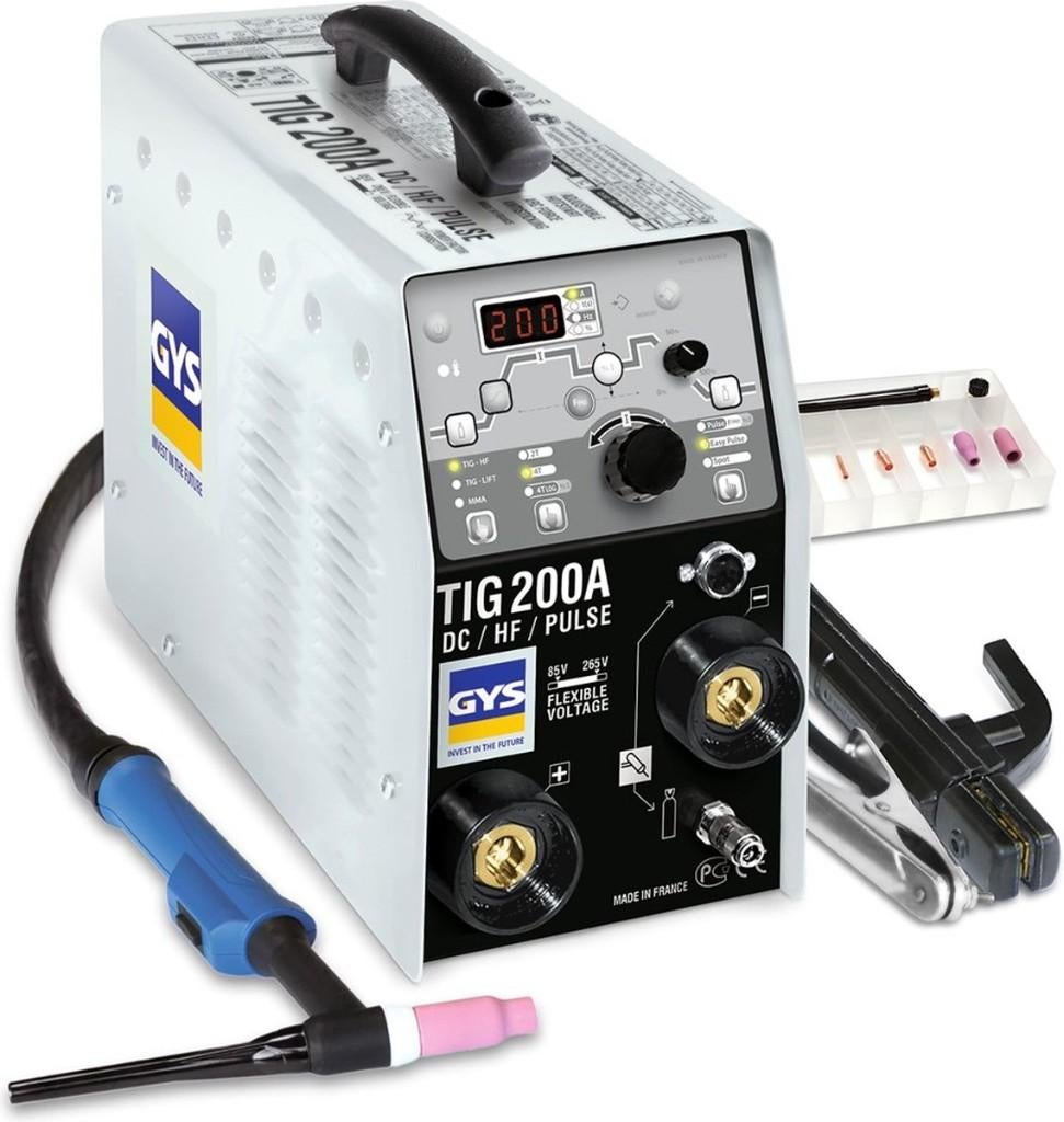 Machine à souder Gys TIG 200 DC HF FV, Bricolage & Construction, Outillage | Soudeuses, Enlèvement ou Envoi, Tig