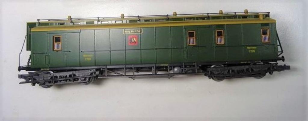 4229 Märklin HO - Wurtembergse bagagewagen, Hobby en Vrije tijd, Wisselstroom, Wagon, Ophalen of Verzenden, Zo goed als nieuw