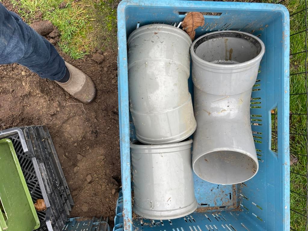 Pvc buizen en hulpstukken, Doe-het-zelf en Bouw, Ophalen, Zo goed als nieuw, PVC