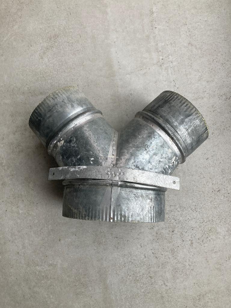 Raccord de ventilation en Y, Bricolage & Construction, Ventilation & Extraction, Enlèvement, Utilisé, Ventilateur et Extracteur