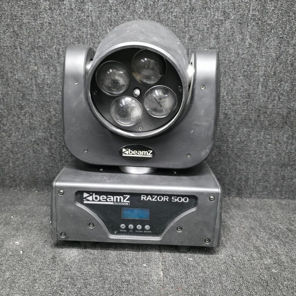 BEAMZ RAZOR 500   moving head

1x, Ophalen of Verzenden