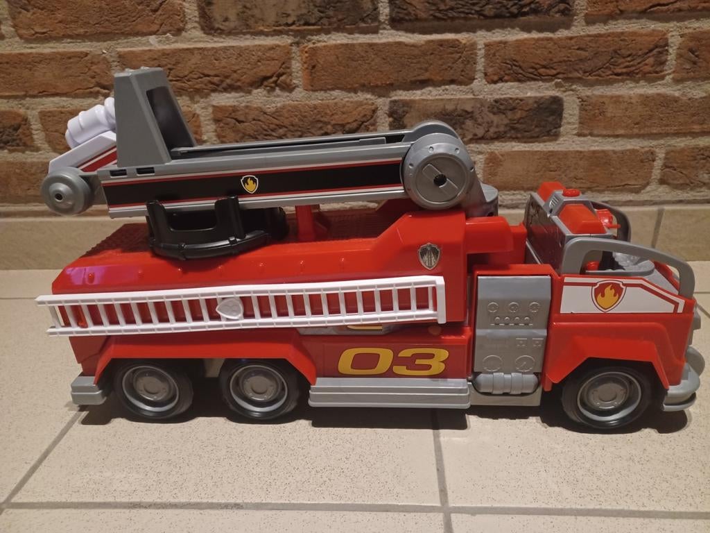 Paw Patrol brandweerwagen, Enlèvement