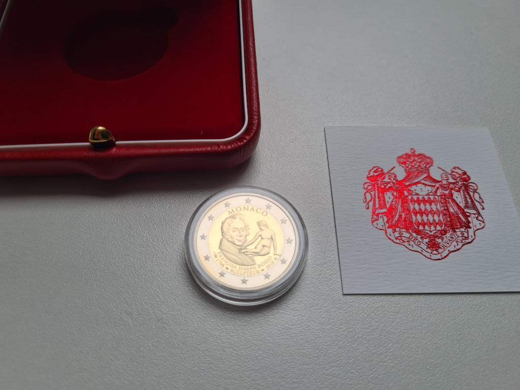 monaco 2018 Coffret 2 € BE - François-Joseph Bosio, 2 euros, Série, Monaco, Naissance ou Mariage