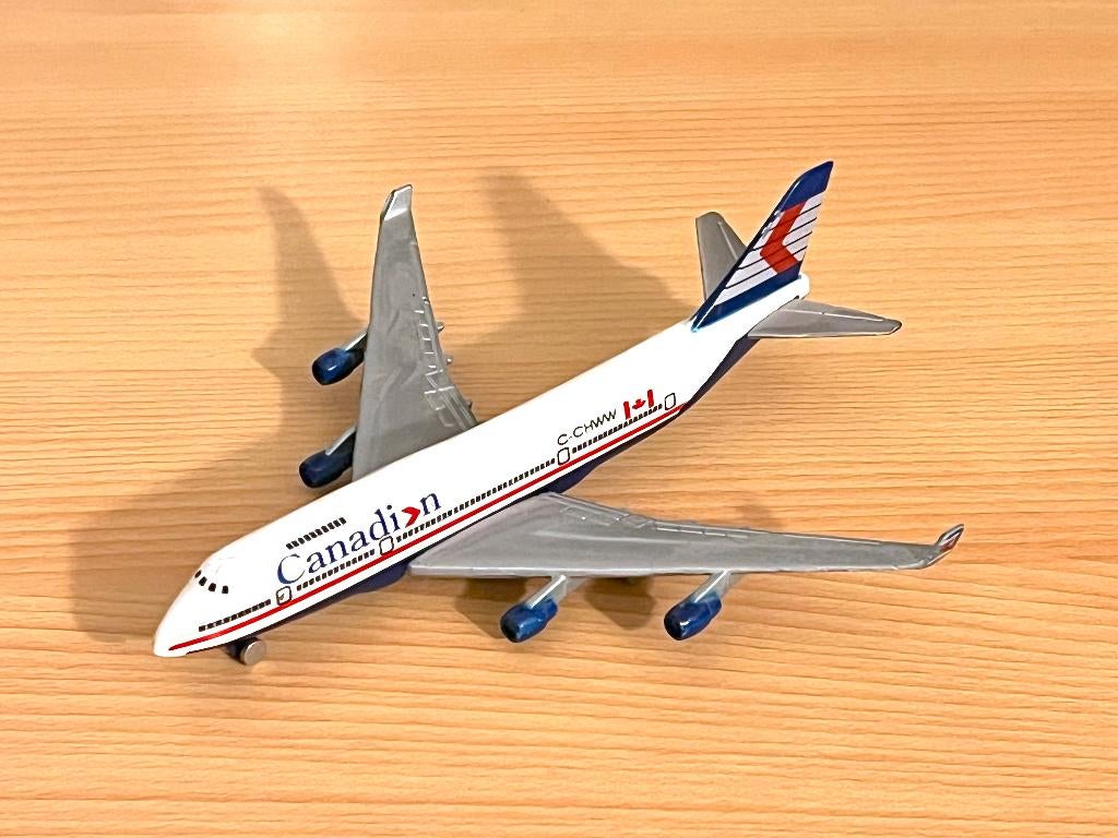 Boeing 747 Canadian Airlines, Verzamelen, Luchtvaart en Vliegtuigspotten, Ophalen of Verzenden, Gebruikt, Schaalmodel