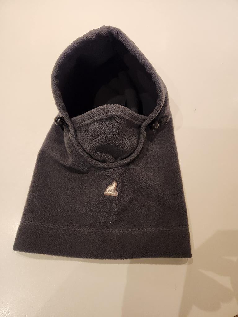 Bonnet tour de cou gris SNOWDOG polaire adulte, Enlèvement ou Envoi, Porté, Taille 52/54 (L), Bonnet
